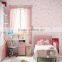 Sunlight D90902 Modern pink butterfly fancy non-woven wallpaper children bedroom wallpaper