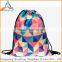 Luxury design morden 3D printing drawstring bags, Cheap drawstring bag