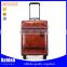 2015 hot selling PU travel luggage spinner trolley luggage bag with removable wheels