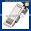 Nickel plated panel lock for train door with adjustable screw