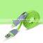 Professional Manufacturer 2 in 1 micro USB Super Speed usb Data Cable,100% Original USB Sync Data Charger Cable Apply