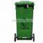 120 liter pure HDPE rattan waste can k-mart wholesale plastic trash bin rain bonnet