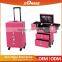 2015 Hot Recommend Pink Pvc Rolling Nail Polish Package Case