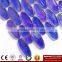 IMARK Ellipse Shape Iridescent Recycle Glass Mosaic For Pool Wall Decoration