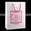 high quality packing paper bag with custom logo ,shopping carry paper bag,colorful gift paper bag