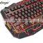 USB wired latest computer keyboard and mouse for gaming