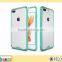 Plastic with rubber tpu+pc dye sublimation blank cell phone case for iPhone 7 plus