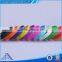 2016 silk print silicone wristband/embossed silicone bracelet