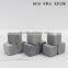Sipping Stones , Grey Whisky Chilling Rocks -Made of 100% Pure Soapstone