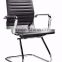 White Mesh Chromed cantilever chair for office