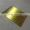gold plating custom made signboard Electrical safety sign made of metal