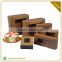 2017 Food Grade Paper Cake Sandwich Box With LOGO Printing