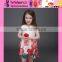 latest flower printed Princess dress baby girls party wear dress cheap selling hand made baby girl dress