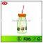 360ml single wall bpa free plastic milk bottles with screw cap