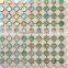 ZTCLJ JY-G-95 Decorative Beige Ceramic Mosaic Mix Iridescent Green Crystal Glass Mosaic Cheap Floor Tiles