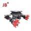 Six spoke trailer bogie and air suspension