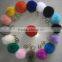 Colorful High Quality Fur Brand Bag Pompon Car Keyring Rabbit Ball Keychain Charms Keychain Key rings