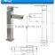 Square shape stainless steel basin tall faucet