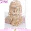 Hight Quality Body Wave 613 Blonde Wig Silk Top Full Lace Wigs For White Women