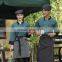customized with good quality double breasted cotton/polyester chef coat uniform