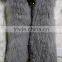Wholesale New Style Tan Sheep Fur Vest Colored