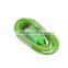 1piece 5Colors 1M LED Light Durable Micro USB Cable
