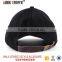 fashionable black blank golf hats