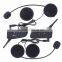 SZwinzon V6 1200M 6 Riders BT Interphone Bluetooth Headset Motor Helmet Intercom Motorcycle Bluetooth
