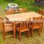 vietnam eucalyptus wood garden outdoor furniture dining set