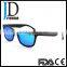 classic square blue mirror sunglasses oem designer carbon fiber sunglasses