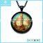 Yiwu Stylish Design Glass Couple Pendant With Birds Nest