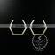 40*34mm Silver Plated Geometric Simple Pendant Charm DIY Earrings Chandelier Jewelry Supplies 1820282