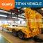 TITAN tri axel transport 40 ton 60-ton low bed semi-trailer with hydraulic ramp