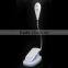 Gooseneck LED Clip On Light Extra-Bright 2 LED Book Reading Light 2 Brightness Settings Perfect for Reading/Camping/BBQ/Travel