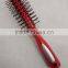 Hot sale high quality fashion plastic round hair brush