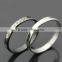 titanium steel lovers i love you classics black white couple rings