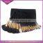 2015 New Arrival Metallic free samples Cosmetic Brush Golden Single Makeup Brush Set