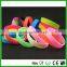 Custom braided silicone high quality bracelets for sale