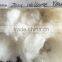 100% wool noils, 25-26 mic, natural white color
