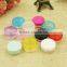 5 ml PS plastic customized empty cosmetic packing cream jar, China clear square boby cosmetic cream jars 5g