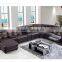 Bisini L Shape Genuine Leather Sofa, L Shape Sofa with Recliner, Modern Recliner Home Sofa Furniture