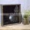 2016 new style antique wooden wall picture frame with LED lighted