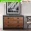 Metal&Wood Mixed 3 Drawers Chest, Cabinet