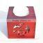 Custom wood box,Openwork carving wooden pumping paper box