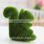 Artificial small topiary green grass animal