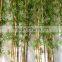 2015 China factory wholesales plastic fake artificial lucky garden bamboo fence branches leaves