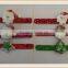 2pcs Xmas Gift Santa Claus Slap Bracelet/Bangle Christmas Decor Circle Hand Ring