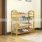 2017 new style bamboo shoe rack with many floors