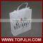 Customed logo printed tote bags white handbags