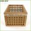 Handmade Bamboo Bin Fruit Storage Crate Homex BSCI/Factory
